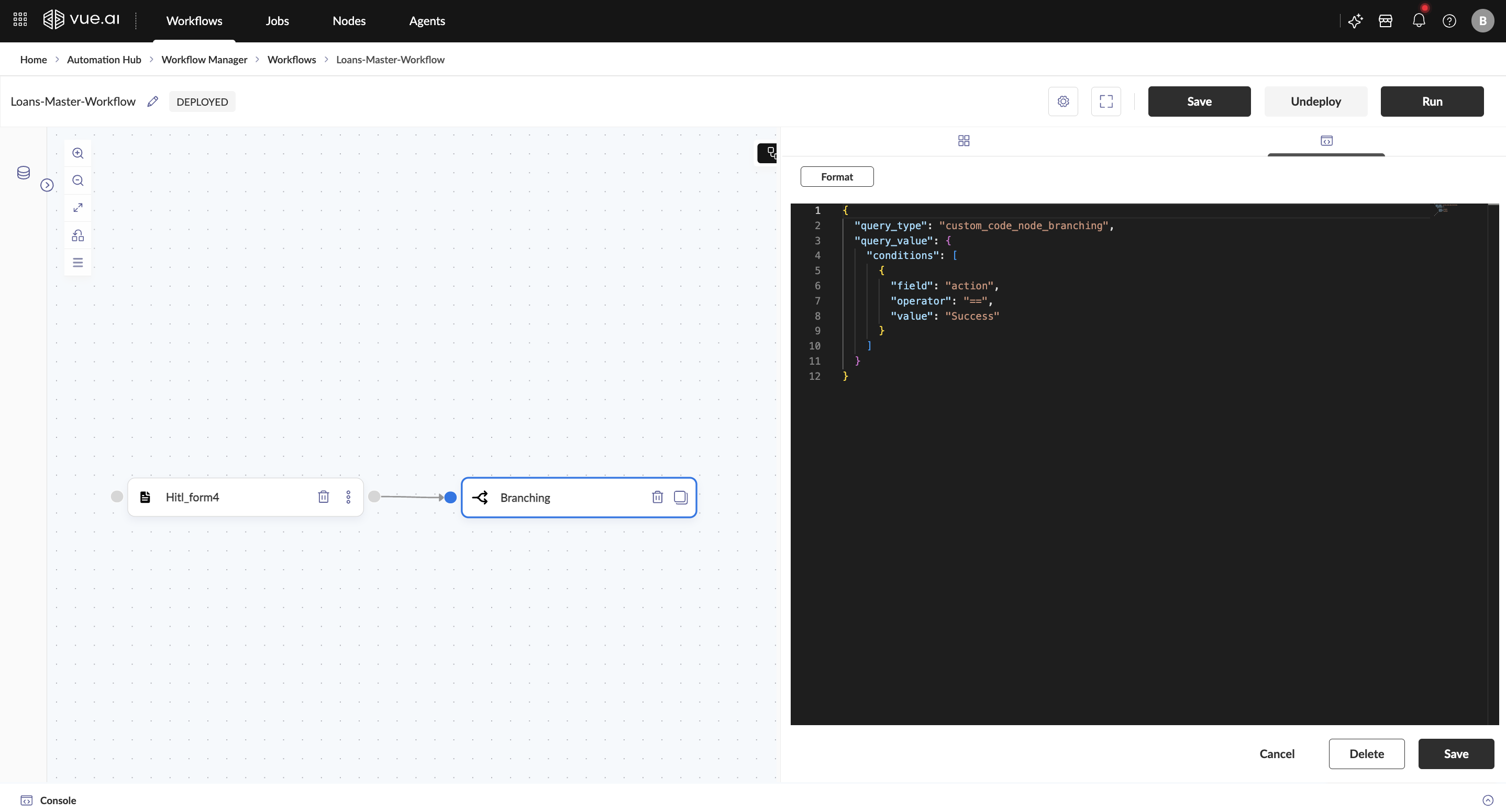 Input JSON Schema