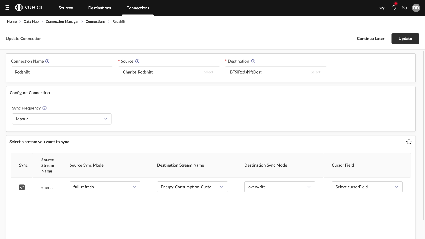 Managing Connections