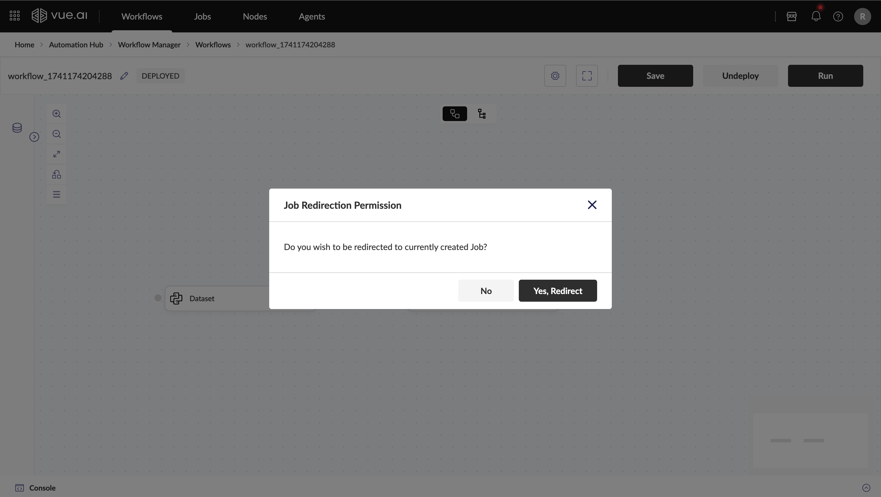 Code Node Job Redirect