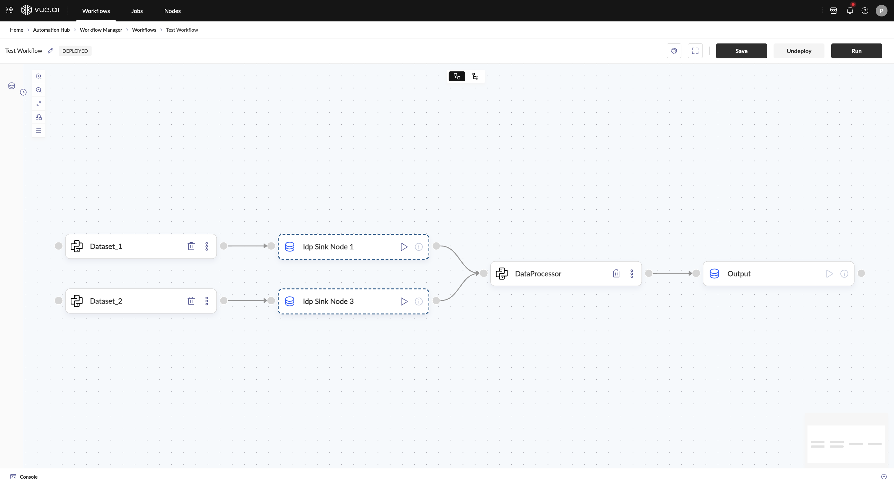 Code Node Workflow Multiple Inputs