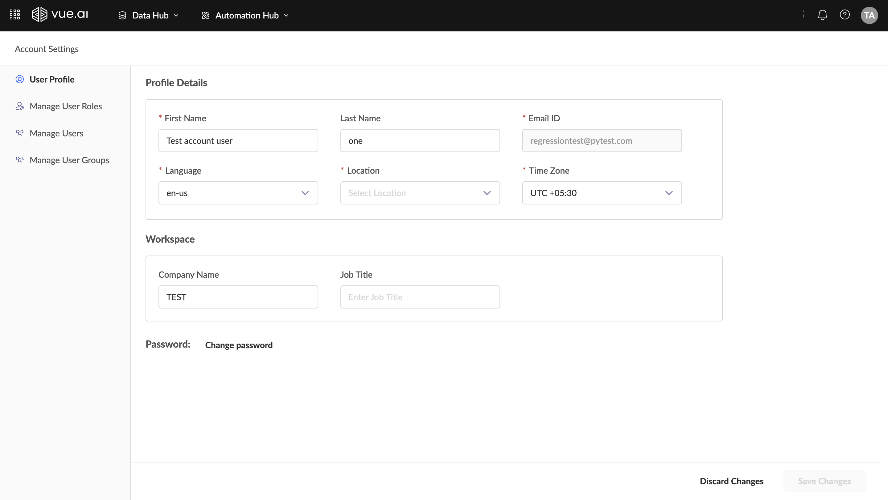 User Profile