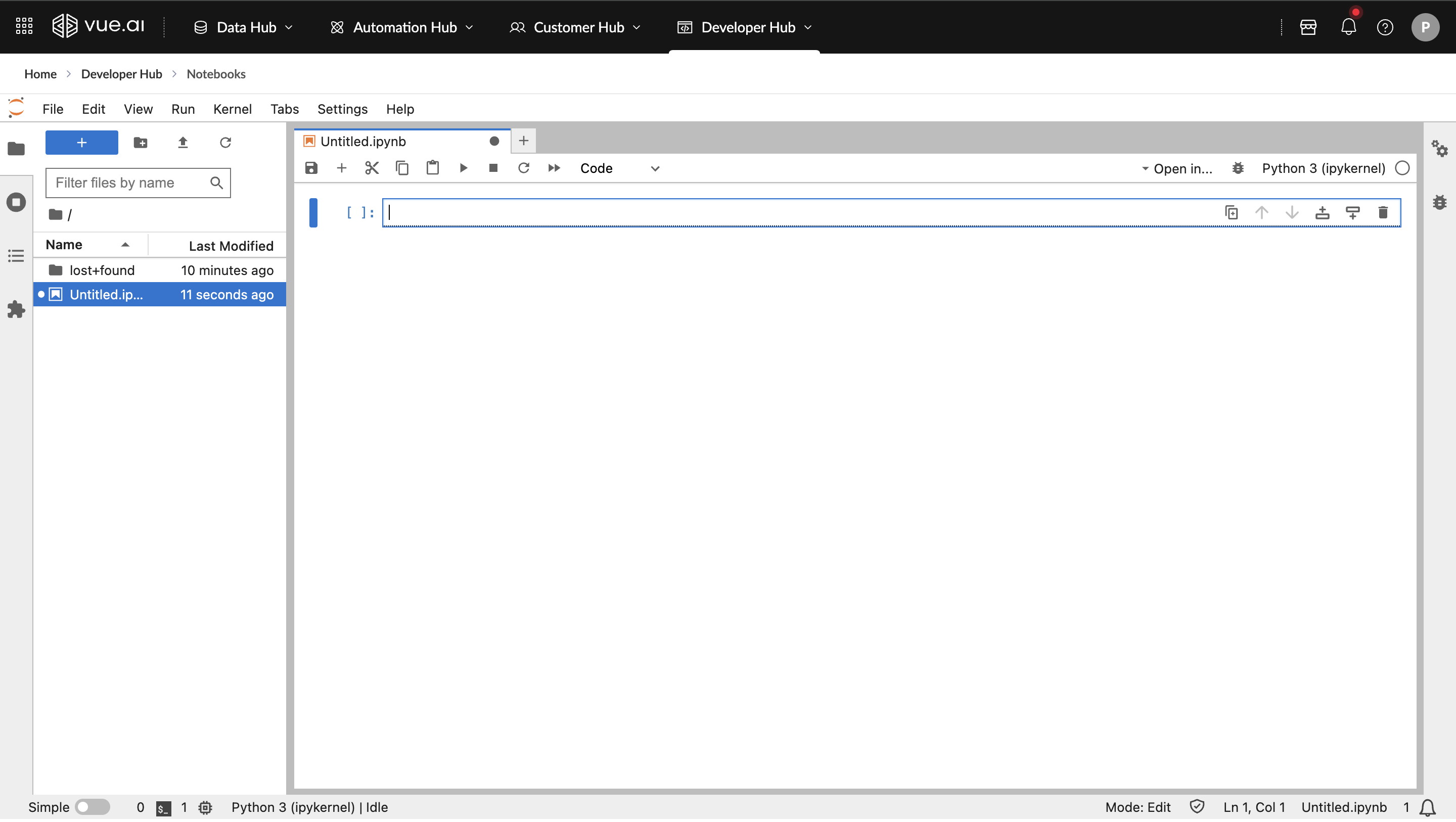 Create Notebook