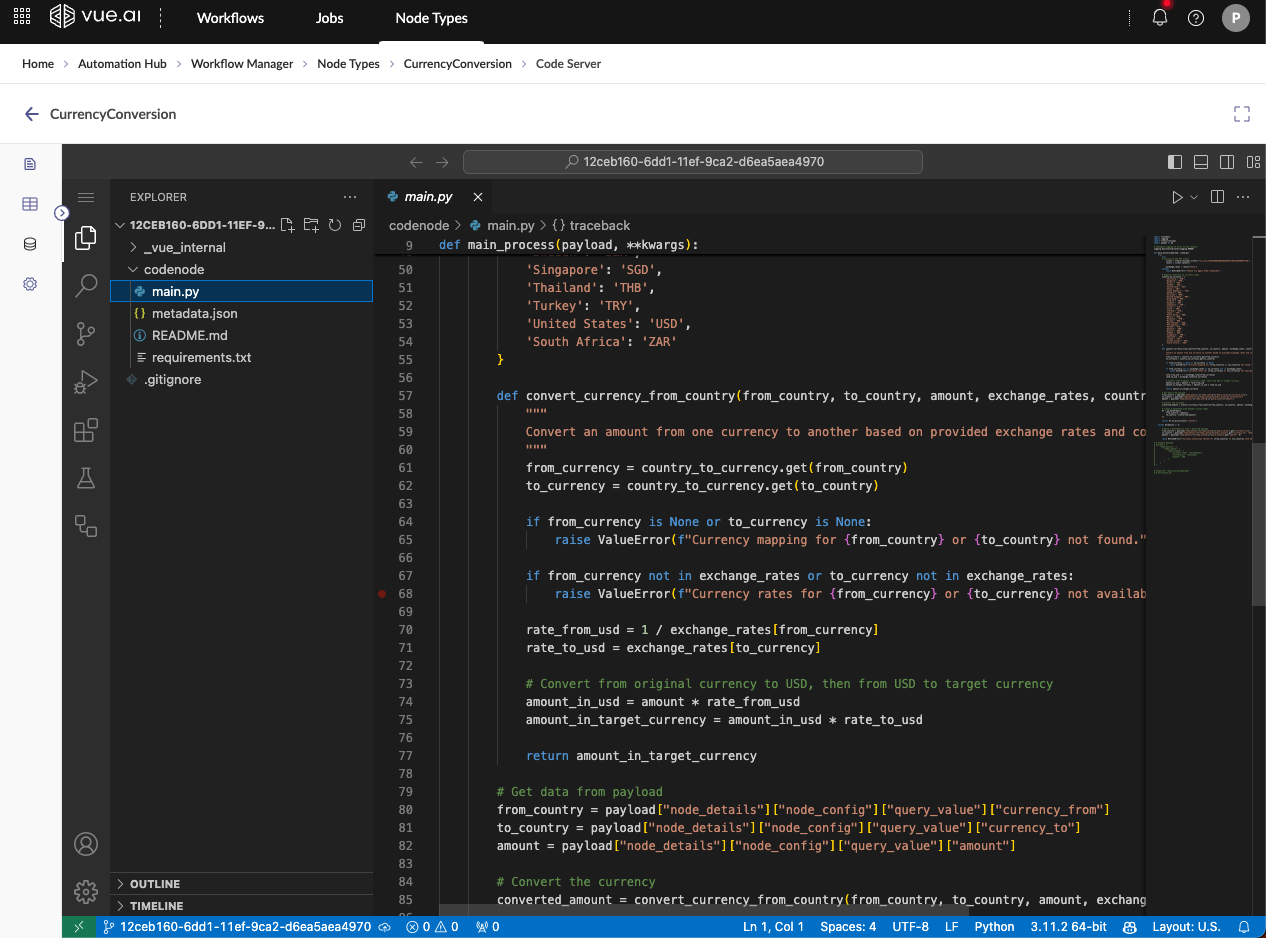 VS Code Server Environment