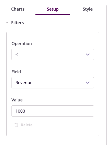 Filter Configuration