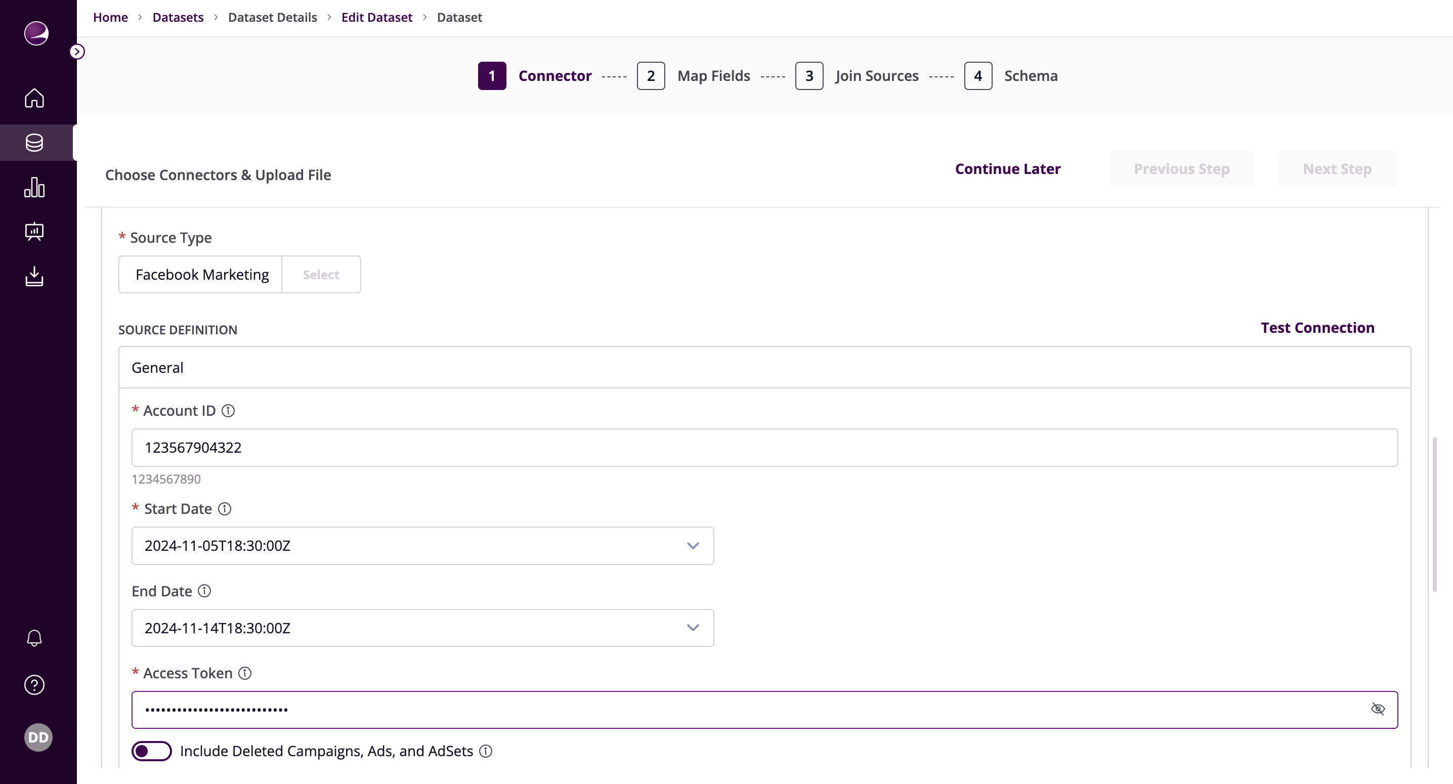 Facebook Marketing Basic Configuration