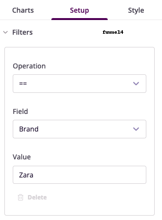 Filter Configuration