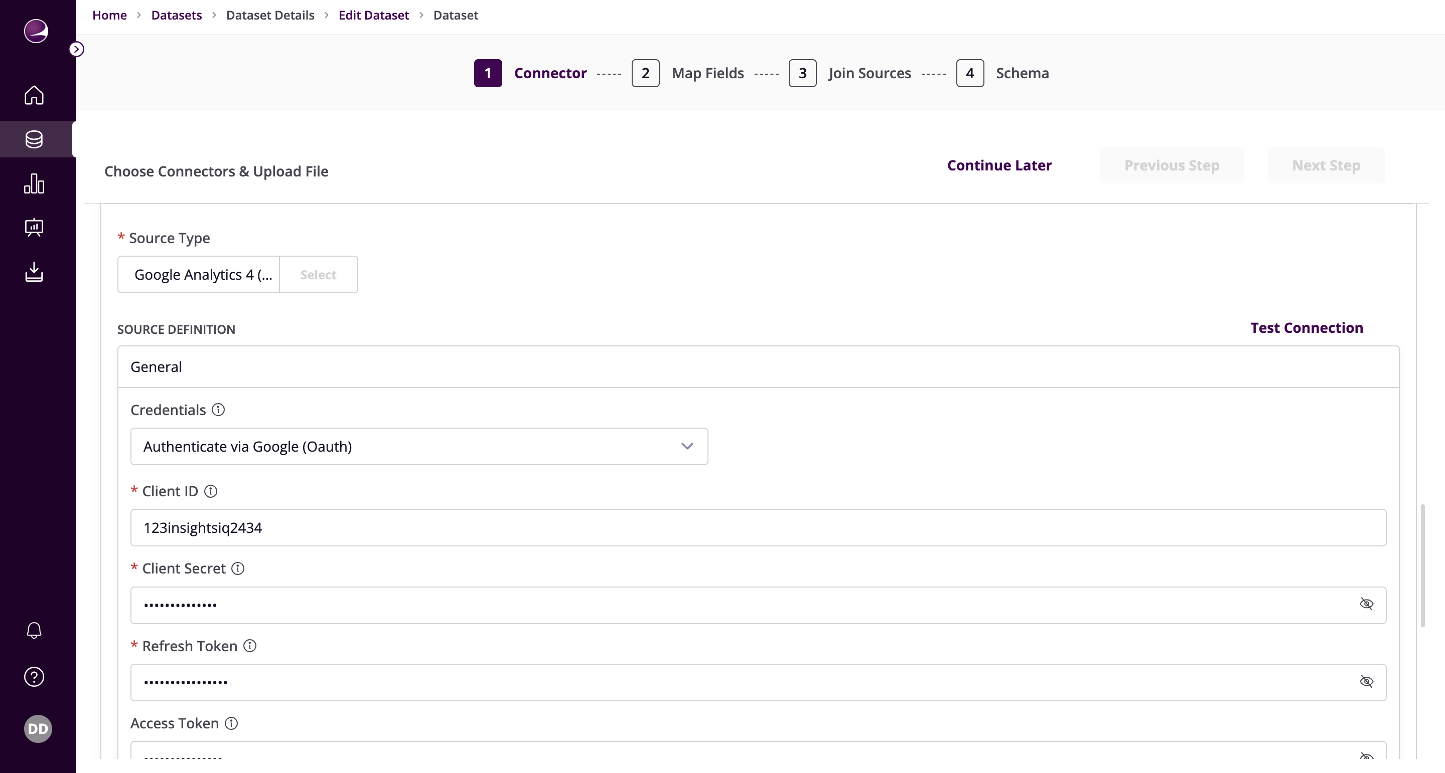 GA4 OAuth Configuration
