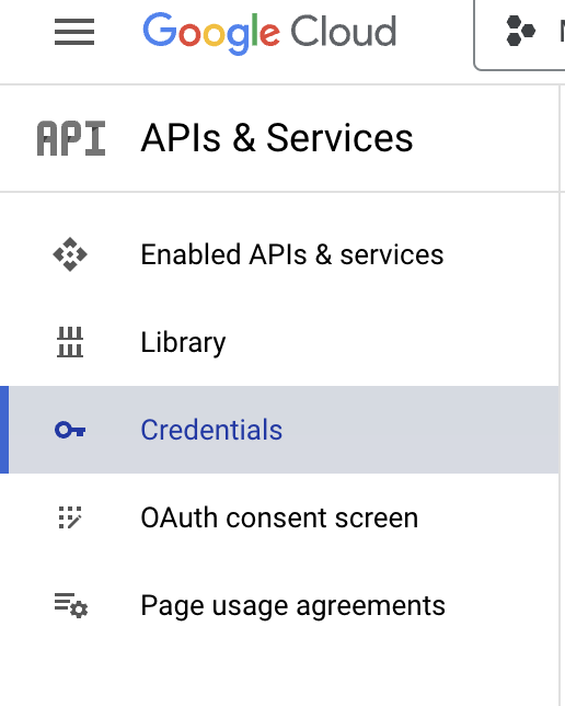 Select Credentials