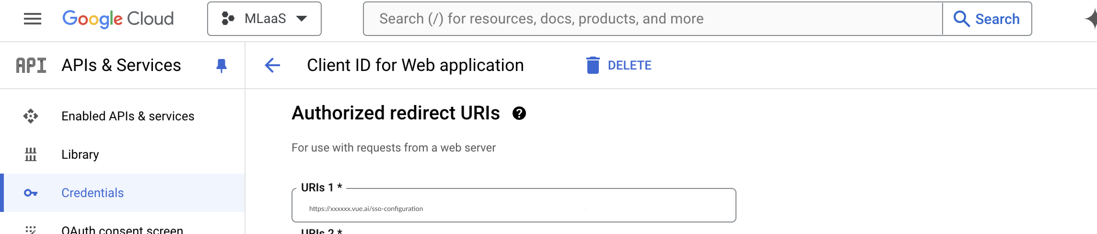 Copy & Paste Redirect URIs