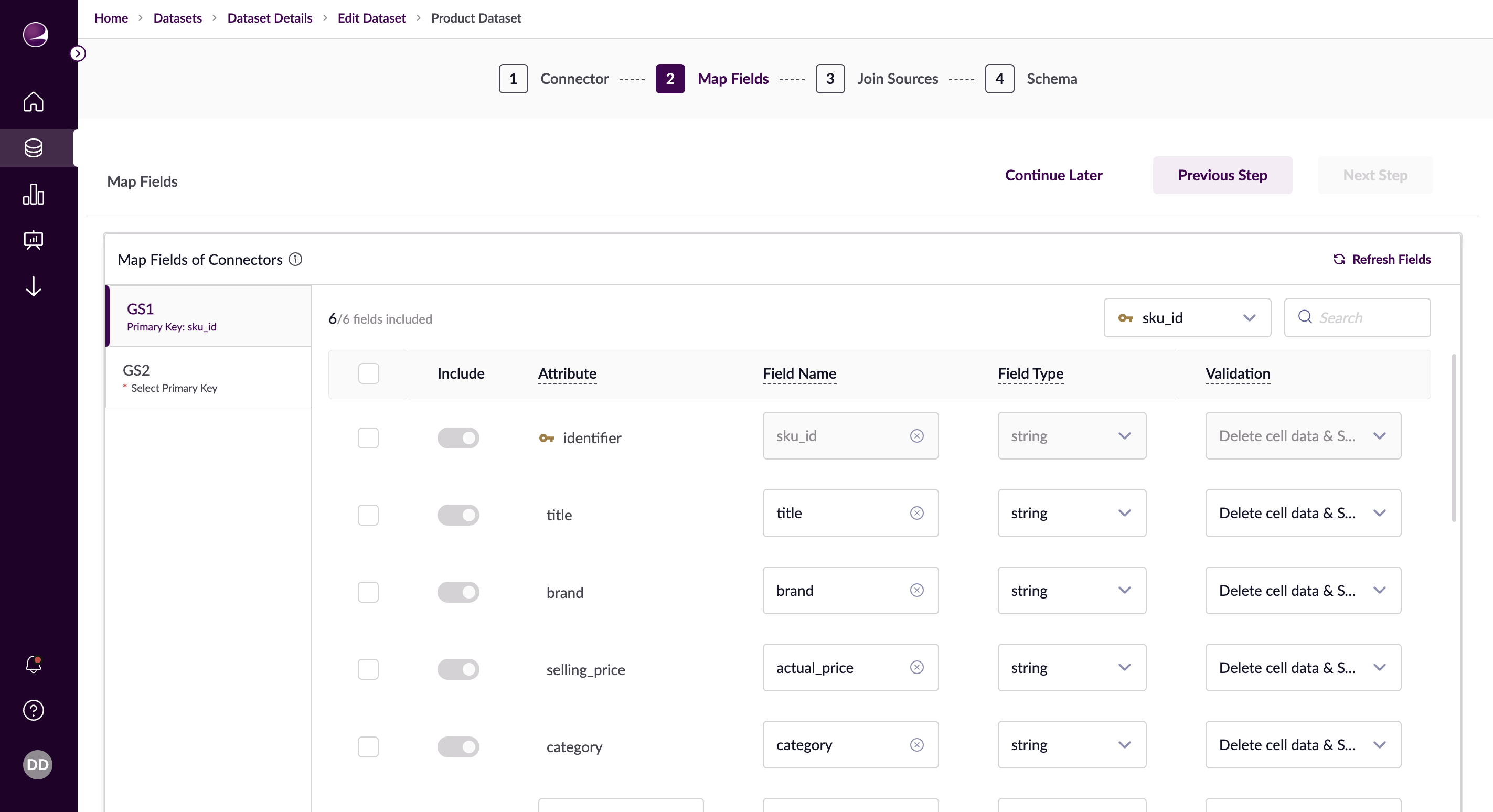 Attribute Standardization Example