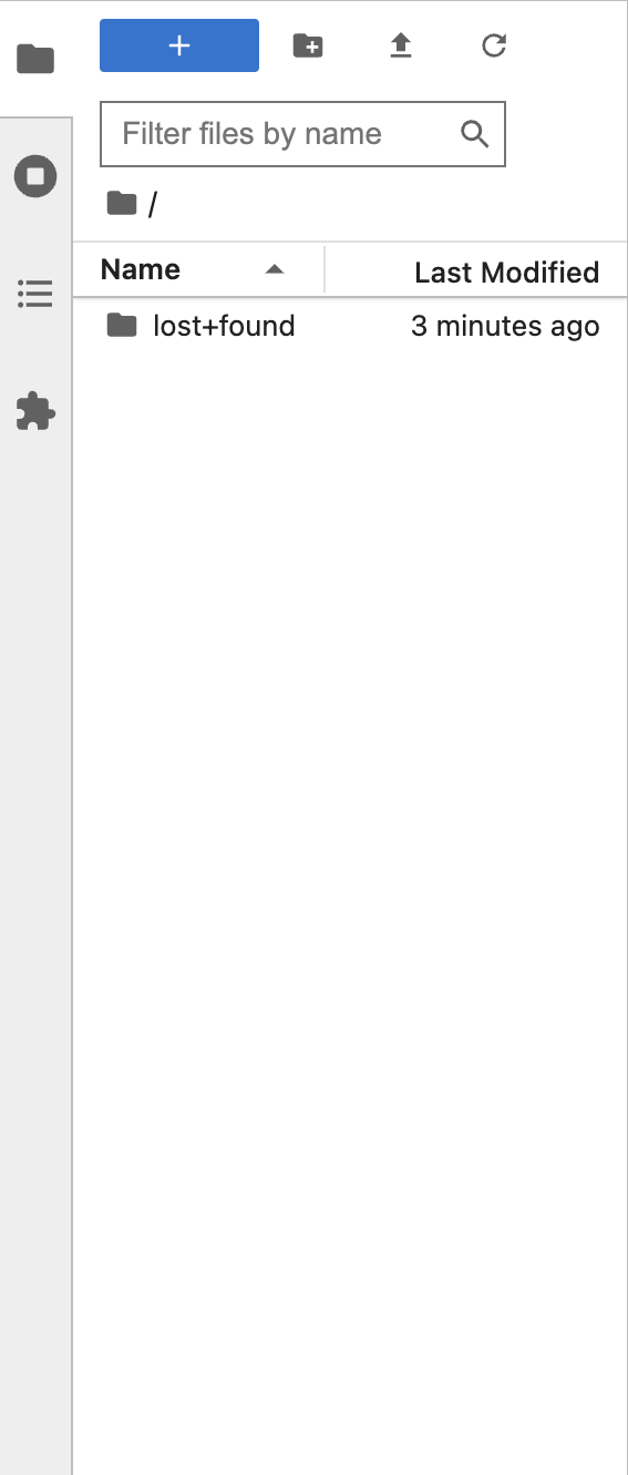Notebooks Left Sidebar