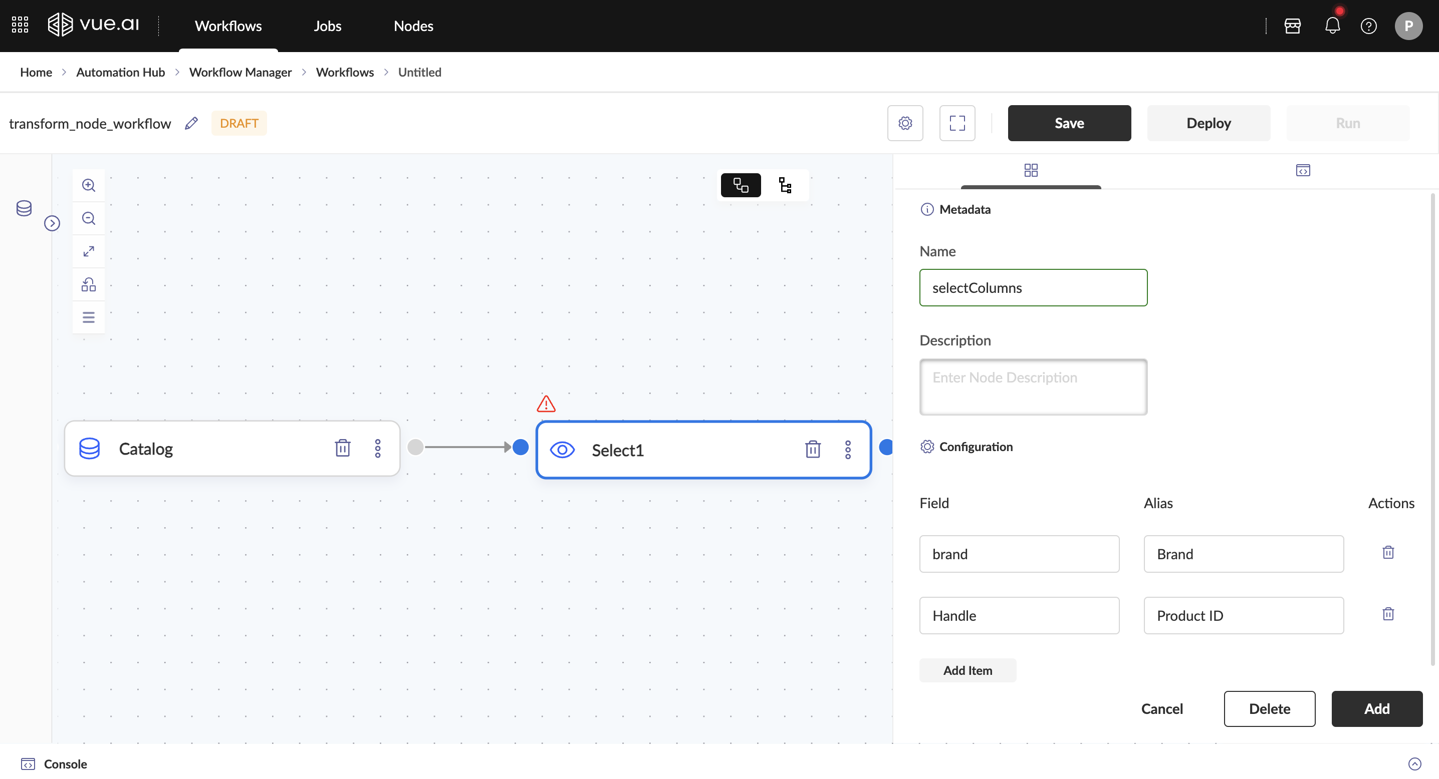 Select Node