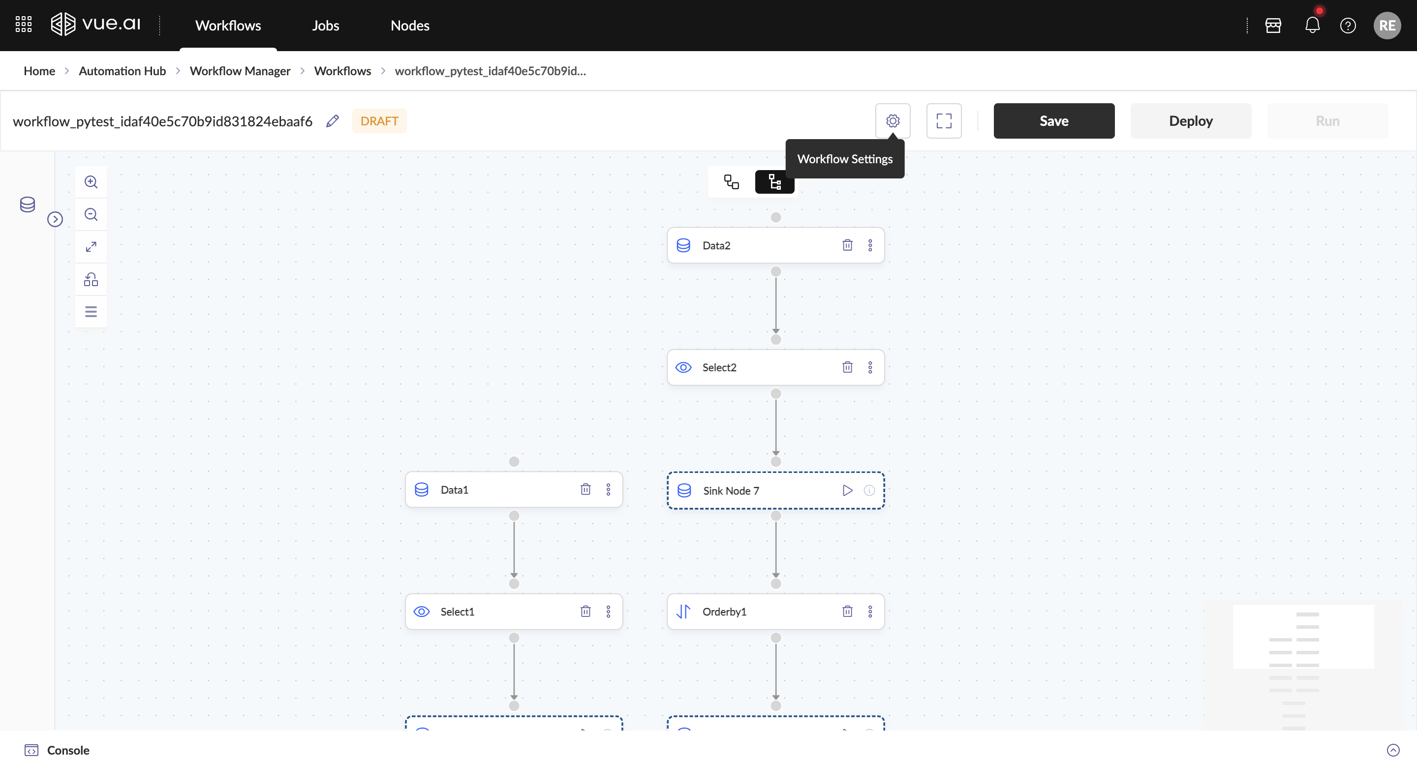 Workflow Configuration